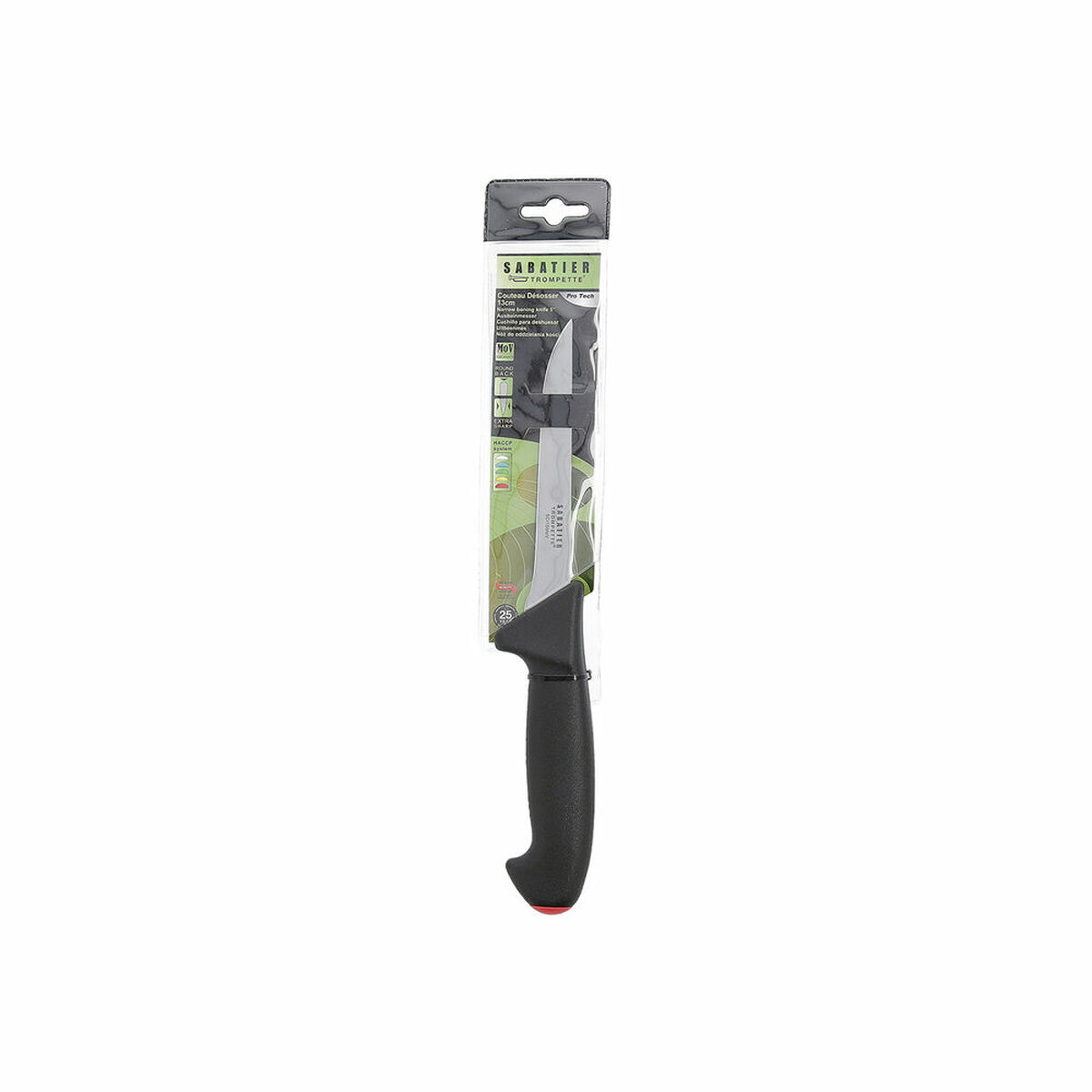 Urbeningskniv Sabatier Pro Tech Stål Metall 13 cm 6 antal